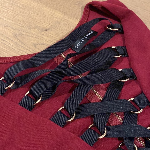 Burgundy Body Suit - Picture 5 of 5